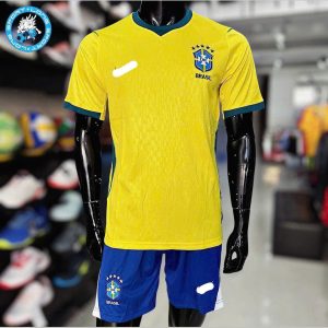 SET QUẦN ÁO ĐÁ BÓNG TUYỂN BRAZIL — VẢI THÁI