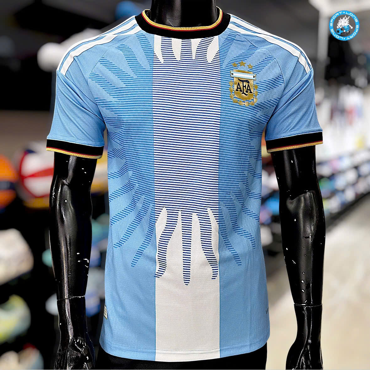 SET QUẦN ÁO ĐÁ BÓNG TUYỂN ARGENTINA (BẢN TRI ÂN LIONEL MESSI) — VẢI THÁI - Ảnh 2