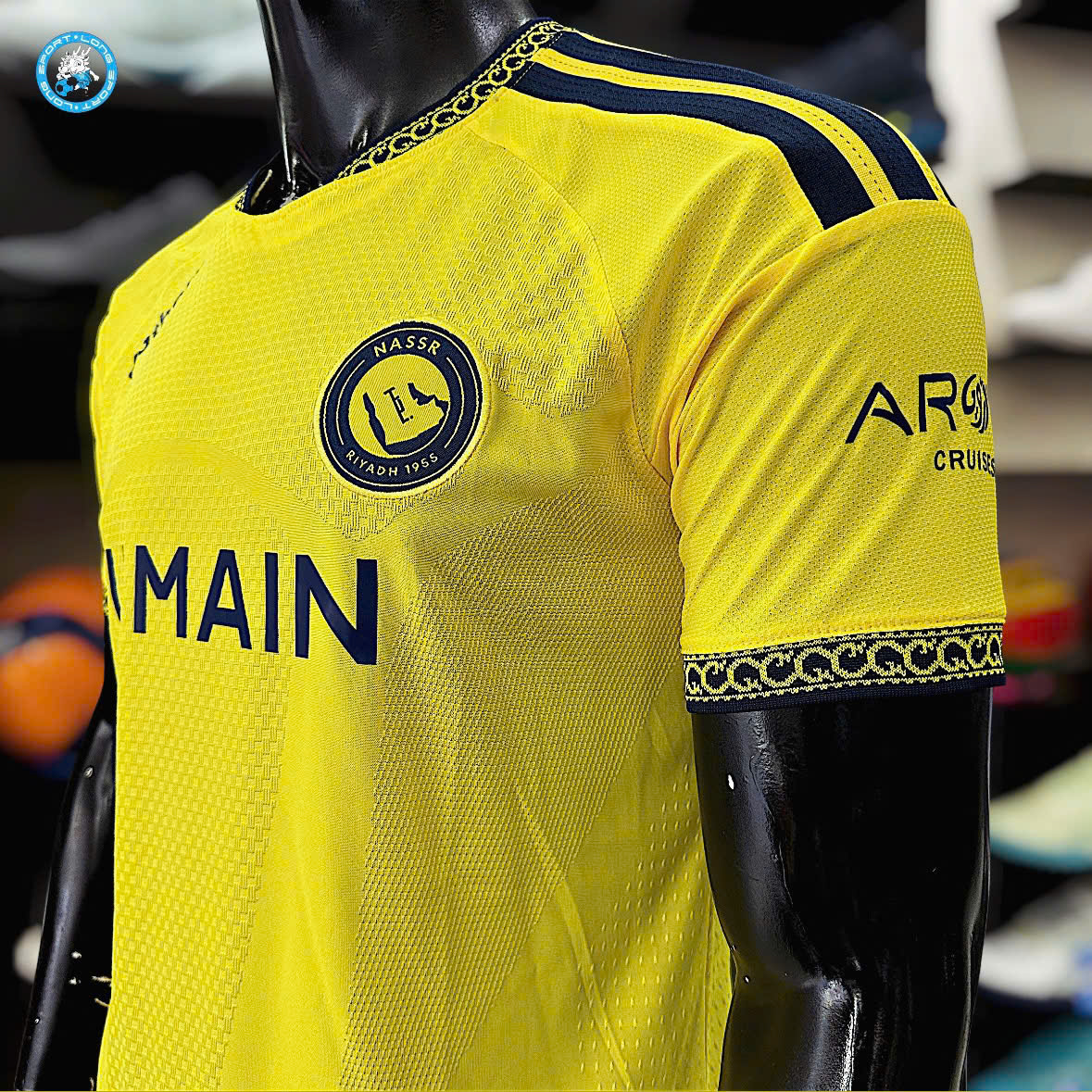 SET QUẦN ÁO ĐÁ BÓNG CLB AL-NASSR — VẢI THÁI - Ảnh 3