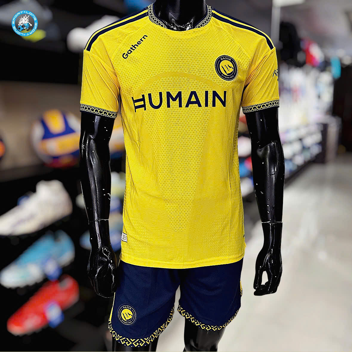 SET QUẦN ÁO ĐÁ BÓNG CLB AL-NASSR — VẢI THÁI
